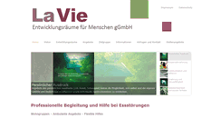 Desktop Screenshot of lavie-jugendhilfe.de