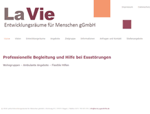 Tablet Screenshot of lavie-jugendhilfe.de